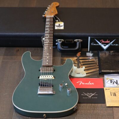 Unplayed! 2021 Fender Custom Shop GC Strat HST Journeyman Relic Aged Sherwood Green Metallic SSH + COA OHSC