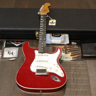 Unplayed! 2021 Fender Limited Edition Custom Shop GC Double-Bound Strat Journeyman Relic Candy Apple Red + COA OHSC