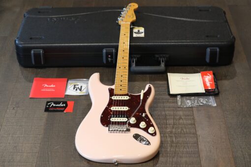 Unplayed! 2022 Fender American Professional II Stratocaster HSS Shell Pink + COA OHSC