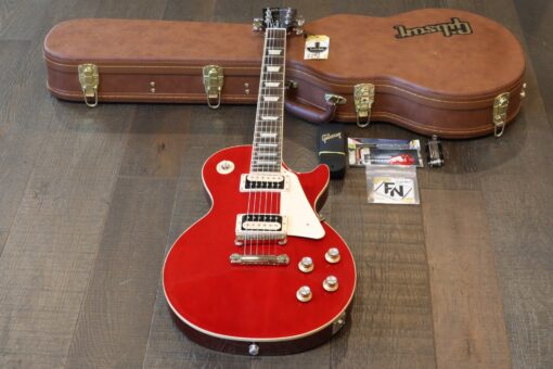 2020 Gibson Les Paul Classic Electric Guitar Trans Cherry + OHSC