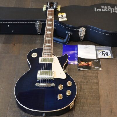 2013 Gibson Les Paul Traditional Electric Guitar Figured Chicago Blue + OHSC
