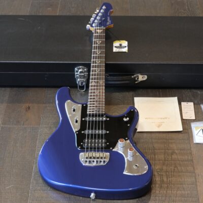 2023 Valiant Mercury Electric Guitar Blue Gloss + COA OHSC