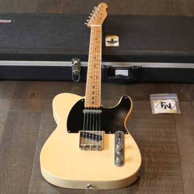 MINTY! Rutters USA Tele Style Electric Guitar Blonde + Hard Case