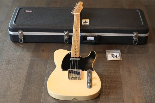 MINTY! Rutters USA Tele Style Electric Guitar Blonde + Hard Case