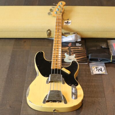 Unplayed! 2021 Fender Limited Edition Custom Shop 1951 Reissue Precision Bass Relic Aged Nocaster Blonde + COA OHSC