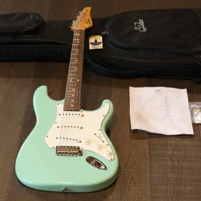 2015 Suhr Classic S Antique Electric Guitar Lightly Aged Surf Green SSS + Gig Bag