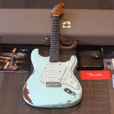 Unplayed! 2019 Fender Custom Shop Sweetwater Dealer Select Strat Heavy Relic Aged Surf Green w/ Roasted Body & Neck + COA OHSC