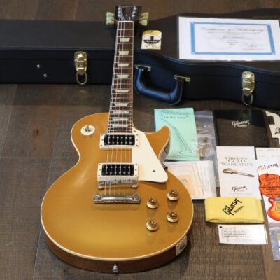 2008 Gibson 50th Anniversary Custom 1958 Les Paul Reissue Tom Murphy Aged Goldtop Owned by Joe Satriani! + COA OHSC