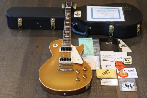 2008 Gibson 50th Anniversary Custom 1958 Les Paul Reissue Tom Murphy Aged Goldtop Owned by Joe Satriani! + COA OHSC