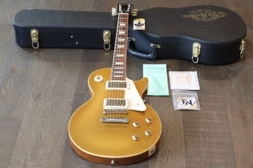 2003 Gibson Custom 1957 Les Paul Reissue Goldtop w/ Brazilian Board! + COA OHSC