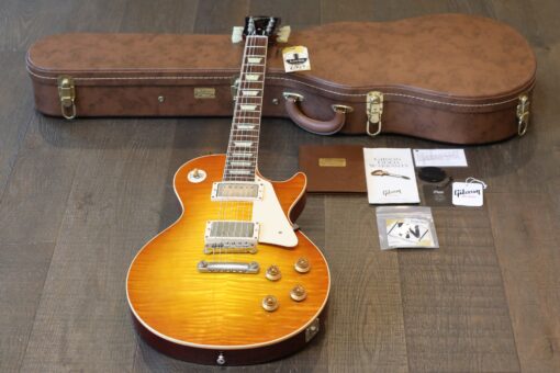 MINTY! 2015 Gibson Custom CS9 50’s Style Les Paul VOS Tangerine Burst + COA OHSC