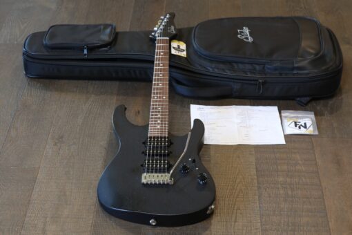 Suhr Modern S Satin Pro Double-Cut Electric Guitar Black HSH + OGB