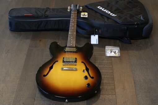 2014 Gibson ES-335 Studio Semi-Hollow Electric Guitar Sunburst + Gig Bag