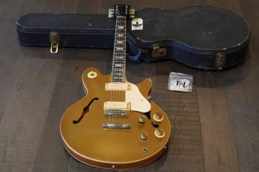 Vintage! Gibson Les Paul Signature Semi-Hollow Electric Guitar Gold Bullion + OHSC