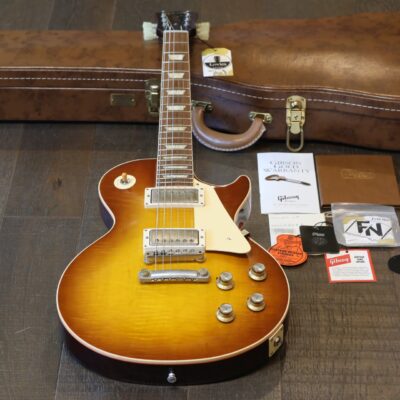 MINTY! 2019 Gibson Custom 1960 Les Paul Standard Reissue VOS LPR0 Iced Tea + COA OHSC