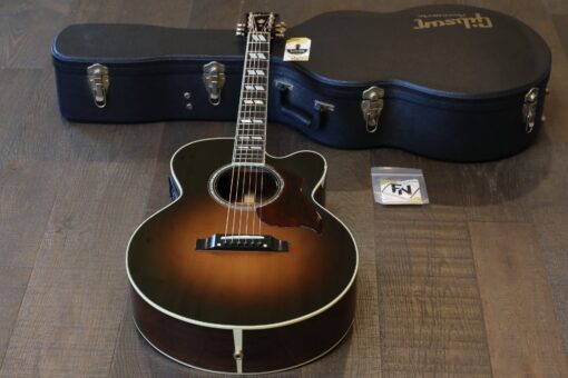 2012 Gibson J-165ec Rosewood Acoustic/ Electric Guitar Vintage Sunburst + OHSC