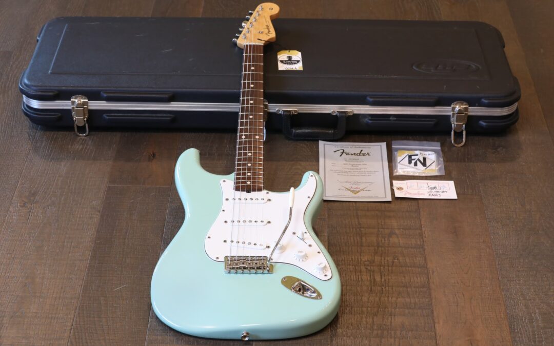 2016 Fender Custom Shop 1960 Stratocaster NOS Electric Guitar Seafoam Green + COA & Case
