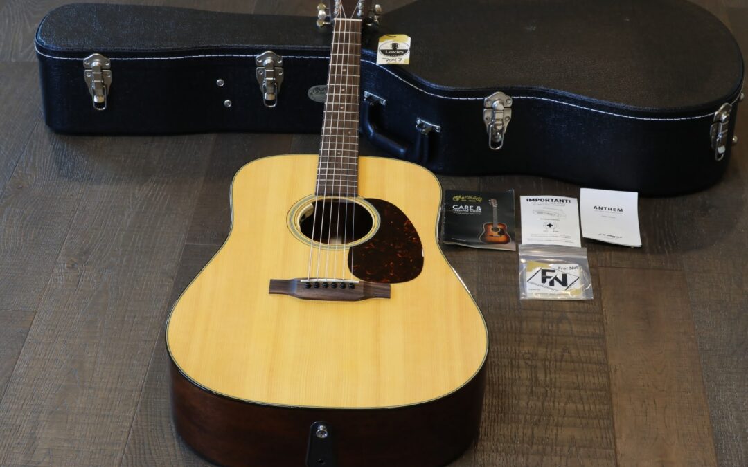 2020 Martin Limited Edition D-18E Natural Acoustic/ Electric Guitar + OHSC