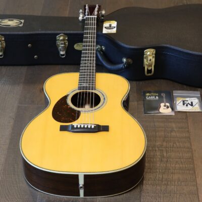 LEFTY! 2021 Martin OMJM John Mayer Signature Left-Handed Acoustic/ Electric Guitar #6464 + OHSC