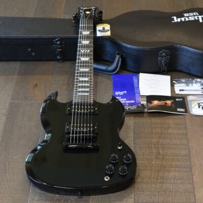 MINTY! 2016 Gibson Limited Edition SG7 Dark VII 7-String Electric Guitar Black Ebony + OHSC