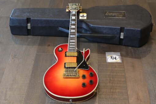 1982 Gibson Les Paul Custom Electric Guitar Cherry Sunburst w/ Khaler Bridge + OHSC