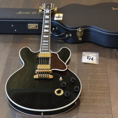 2003 Gibson Memphis Custom Lucille BB King Signature ES-355 Guitar Black Ebony + OHSC