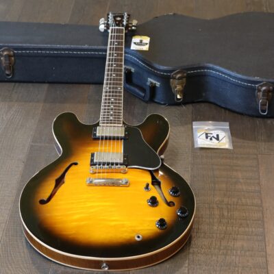 2004 Gibson ES-335 Dot Semi-Hollow Electric Guitar Flamed Tobacco Burst + OHSC