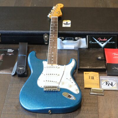 Unplayed! 2022 Fender Custom Shop Limited Edition 1965 Stratocaster Reissue Journeyman Aged Blue Sparkle + COA OHSC