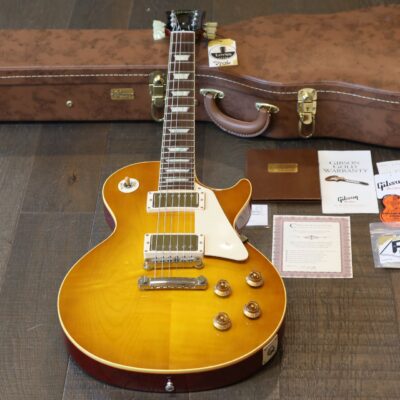 MINTY! 2014 Gibson 1958 Les Paul Reissue Electric Guitar LPR8 Lemon Burst + COA OHSC