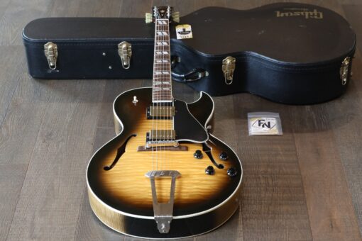 2007 Gibson Custom ES-175 Archtop Hollowbody Guitar Figured Vintage Sunburst + OHSC