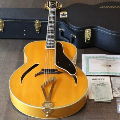 MINTY! Gretsch G400JV Jimmie Vaughan Synchromatic Archtop Guitar Natural + OHSC