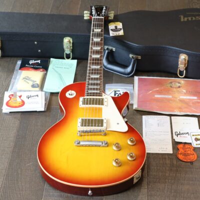 2007 Gibson 1958 Les Paul Standard Reissue Electric Guitar LPR8 Cherry Sunburst + COA OHSC