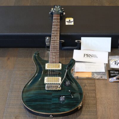2009 PRS Custom 22 Special Electric Guitar Teal Black 10 Top + OHSC