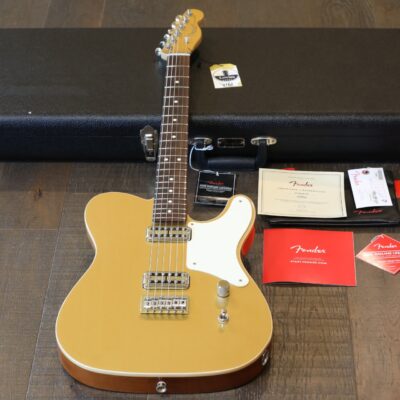 MINTY! Fender Limited Edition Cabronita Telecaster Electric Guitar Aztec Gold + COA OHSC
