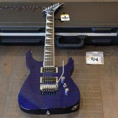 2008 Jackson USA Select Series SL2H Soloist Electric Guitar Transparent Blue Burst + OHSC