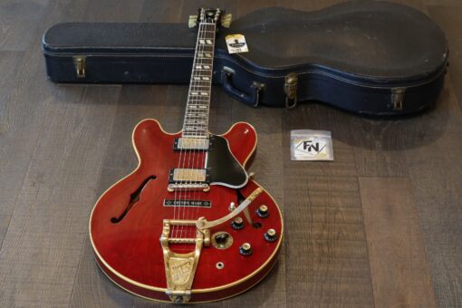 Vintage! 1963 Gibson ES-345TD Stereo Varitone Cherry Red w/ Bigsby All Original! + OHSC