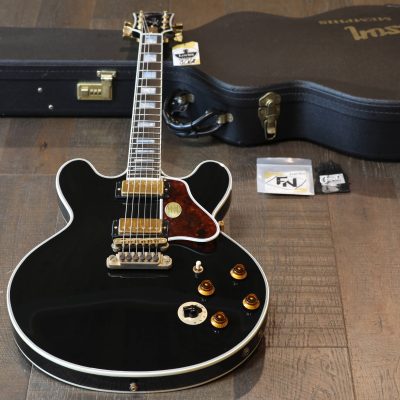 Case Queen! 2001 Gibson Custom Lucille BB King Signature ES-355 Electric Guitar Black Ebony + OHSC