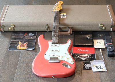 MINTY! 2020 Fender Limited Edition Custom Shop 1960 Stratocaster Relic Reissue Tahitian Coral + COA OHSC