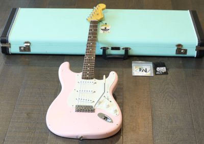 MINT! 2023 Nash S-63 Electric Guitar Shell Pink Relic + Fender Case