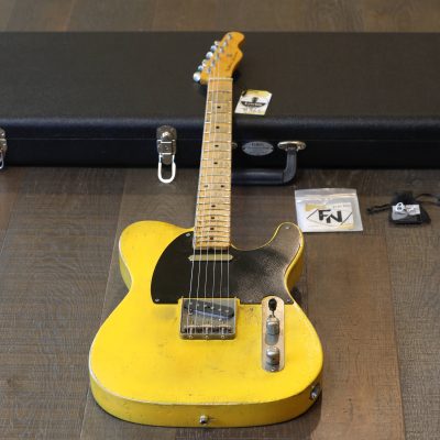 Kelton Swade 1952 Blackguard Tele Style Electric Guitar Butterscotch Blonde Heavy Relic + Hard Case