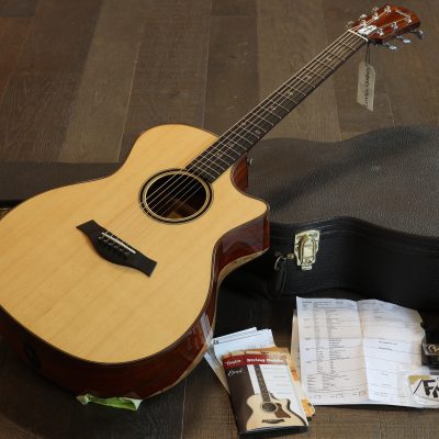 Minty! 2017 Taylor Custom GAA NAMM Cocobolo & Torrified Sitha Acoustic Guitar + OHSC