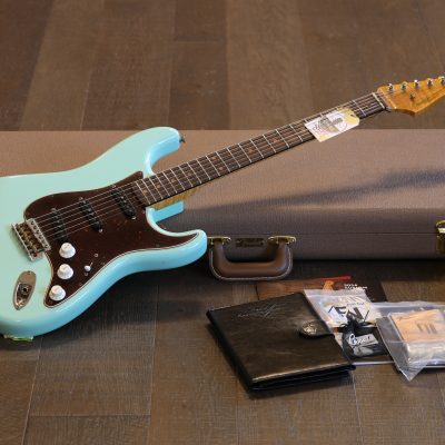 2024 Fender '62 Flamethrower Stratocaster Electric Guitar Surf Green Relic + OHSC