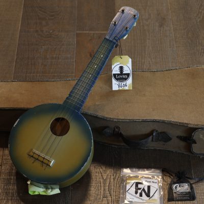 1930's Gretsch G9101 Camp Ukulele Blue Burst + Cool Vintage Case