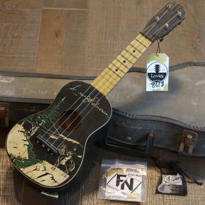 1930's Carson Robinson Ukulele Made By Gibson Cowboy + Cool Vintage Case