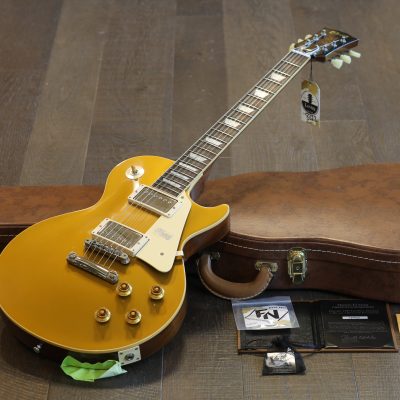 Minty! 2019 Gibson Custom Shop Historic 1957 Les Paul Electric Guitar Gold Top w/ Brazillian Fretboard + COA OHSC