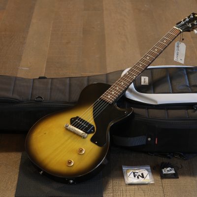 Ken Mc Kay Single Cut Les Paul Junior Electric Guitar Vintage Tobacco Burst + GB