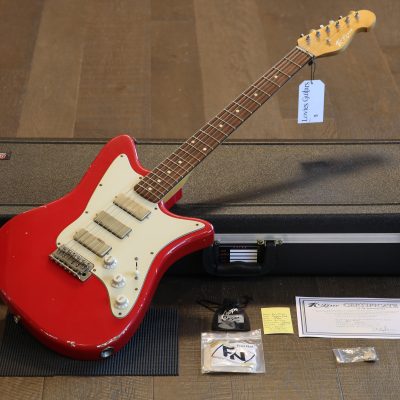 2021 K-Line Del Mar Electric Guitar Factory Relic Dakota Red + COA HSC
