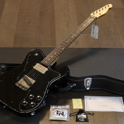 2021 K-Line Truxton '72 Swamp Ash Electric Guitar Factory Relic Black + COA OHSC