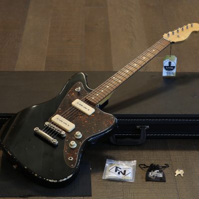 2018 K-line San Bernadino P90's Electric Guitar Black + HSC