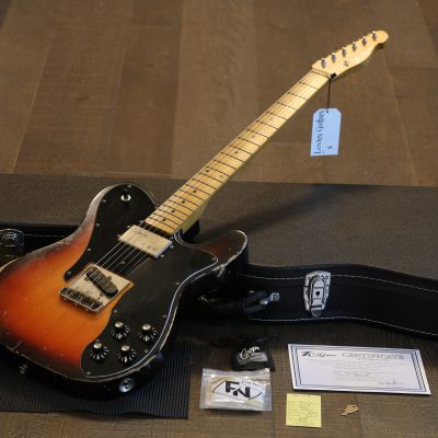 2018 K-Line Truxton '72 Ash Lollar's Electric Guitar Sunburst + COA OHSC